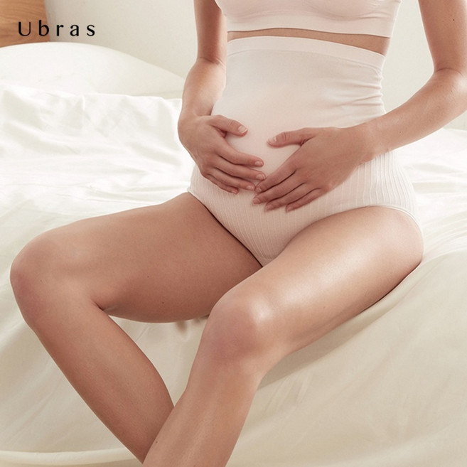 배꼽 팬티 임산부 속옷 원활한 얼음 실크 임신 중 특별한 시원한 통기성 속옷