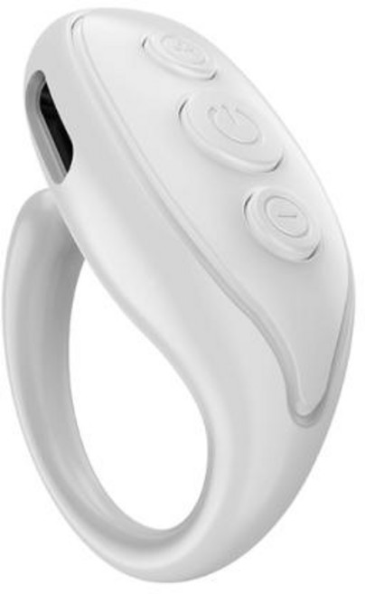 표시기가 있는 무선 스마트 리모컨 링 미니 핑거 리모컨 틱톡 비디오 시청용 유효 거리 10m, 01 CHINA