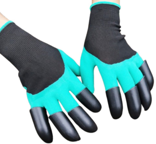 캐쉬템 밭갈이 땅파기 호미장갑 원예용 양손 장갑, 3개