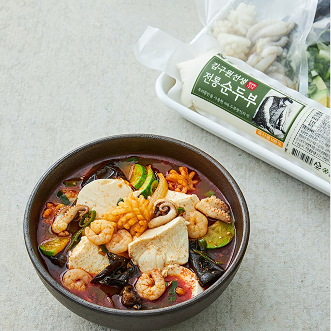 [김구원선생] 해물 짬뽕순두부 665g, 1개