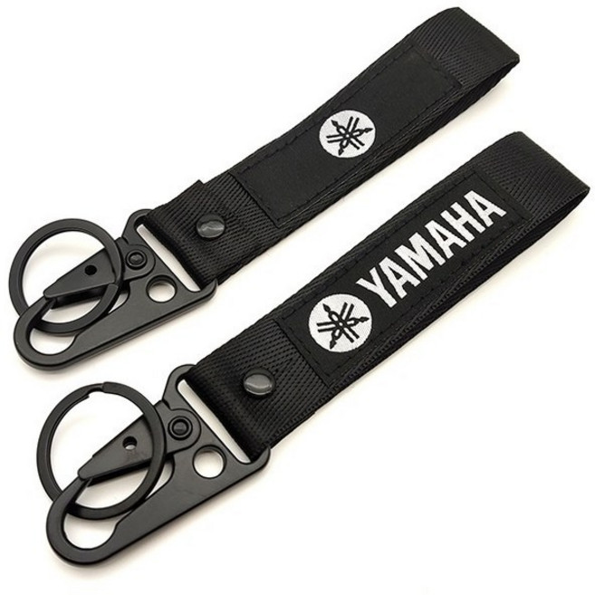 오토바이 키홀더 키링 야마하 가와사키 스즈키 혼다 열쇠고리 호환, 1개, 야마하 블랙