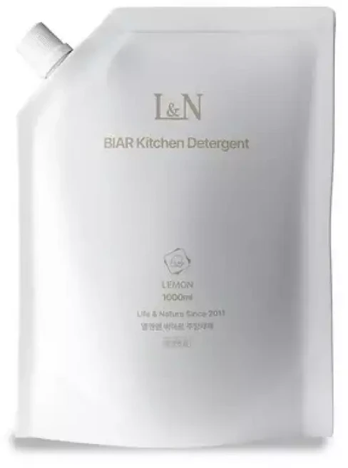 L N 비아르 주방세제 리필, 1개, 1L