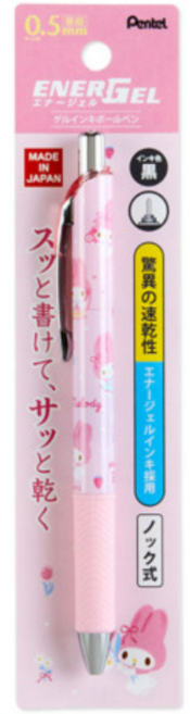 에너겔 산리오 마이멜로디 펜텔 볼펜 0.5mm, 2.마이멜로디, 2개