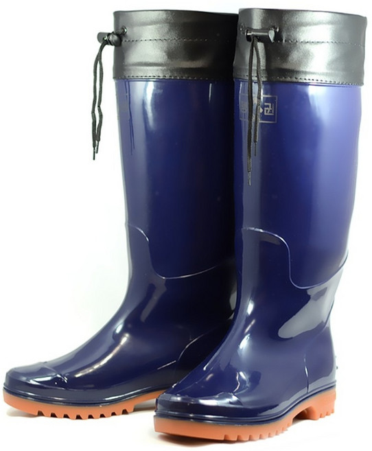 펭귄 청색 카프 고무장화 작업 농사 미끄럼방지
