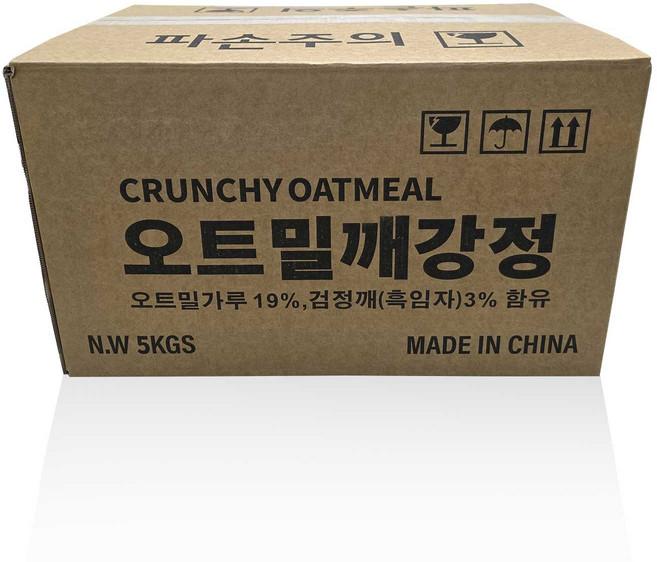 황토마을 대용량 오트밀깨강정, 5kg, 1박스