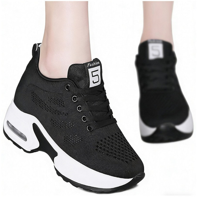 차쿠 여성 키높이 운동화 편한 키높이 스니커즈 운동화