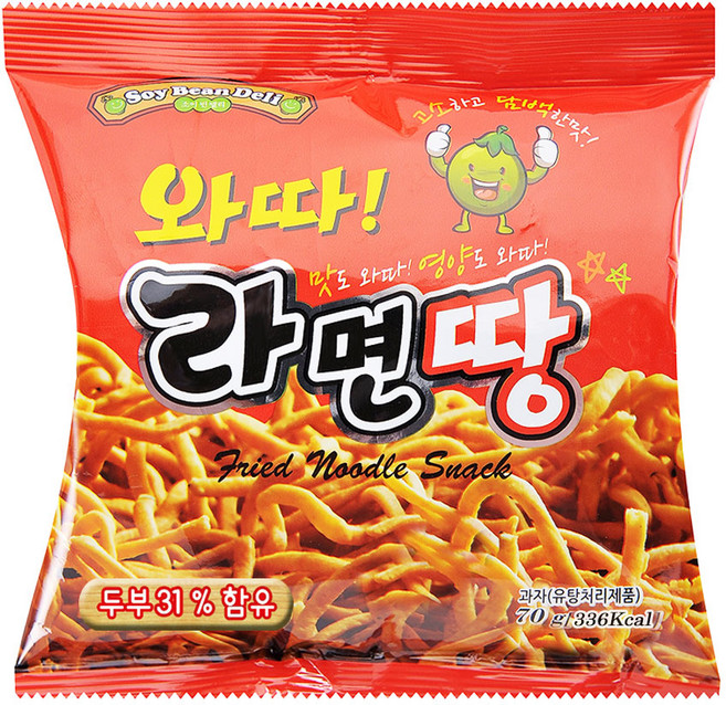와따 라면땅, 70g, 1개