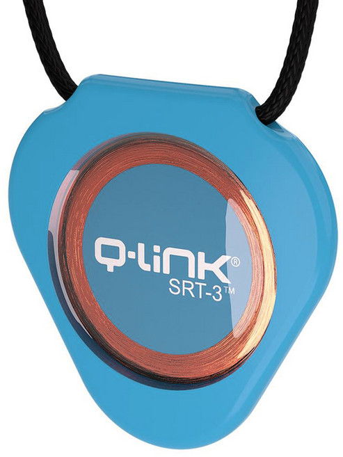 Q-LINK SRT-3 量子共振項鍊, 靈氣藍, 1個