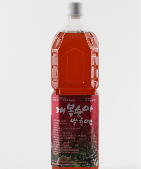 개복숭아발효액 3년숙성 1.500ml 산지직송, 1.5L, 1개