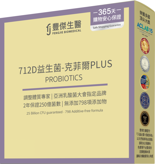 豐傑生醫 712D益生菌-克菲爾PLUS, 1個, 15包/盒, 2g