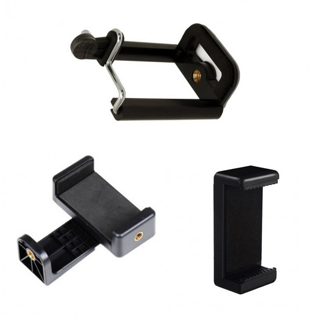 스마트폰 삼각대 셀카봉 고정 거치대 홀더 3종 핸드폰삼각대 문어발삼각대 휴대용삼각대 유튜브삼각대, 1개, 상세페이지 참조, 파워 거치대 홀더