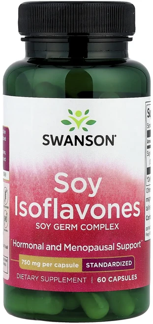 단백질 비타민 철분 마그내슘 칼슘 Swanson 대두 이소플라본 750mg 캡슐 60정 고루고루섭취해주세요, 1개 - 쿠팡