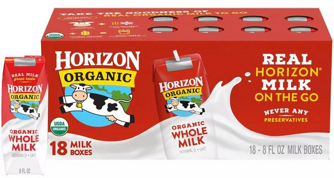 호라이즌 홀 밀크 전지우유 236ml