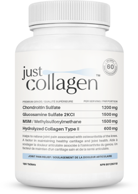 저스트콜라겐 소연골 콘드로이친 글루코사민 MSM 콜라겐 타입2, 1개, 180정