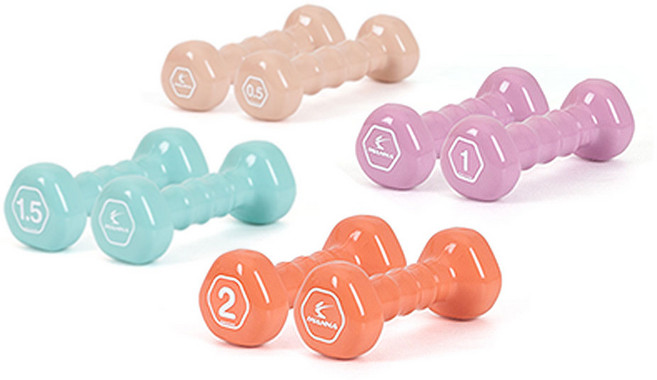 아령 아령-무게별 브랜드별 최신상 최신제조 무조건세트 0.5~2kg, 1.5kg, 07-스타_피트니스(네오프렌)블루