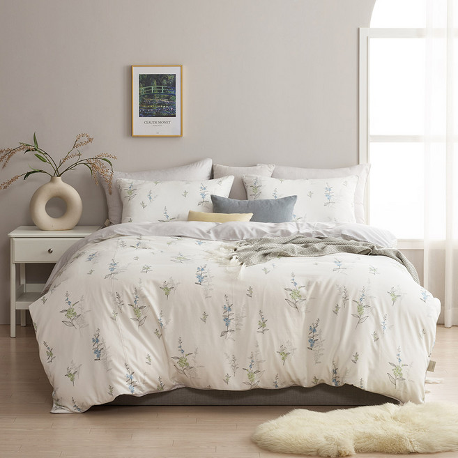 에스티나 모달면 이불커버, 화이트