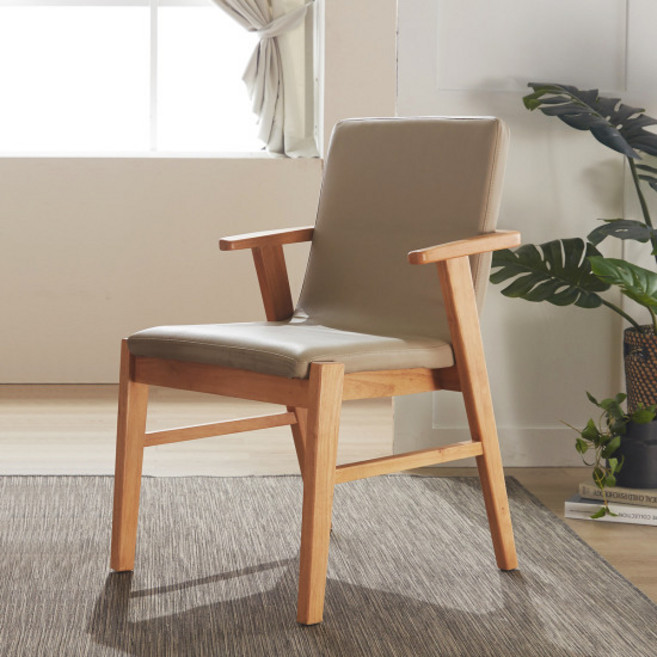 소티디자인 플레노 원목 식탁의자 - 내츄럴 (2개), 내추럴