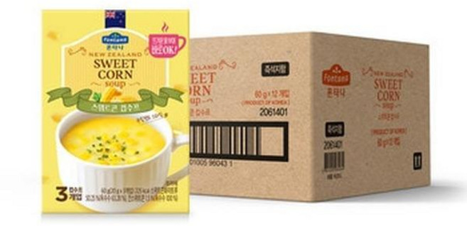 폰타나 스위트콘컵수프60g(20g x 3ct) x 12, 60g, 12개
