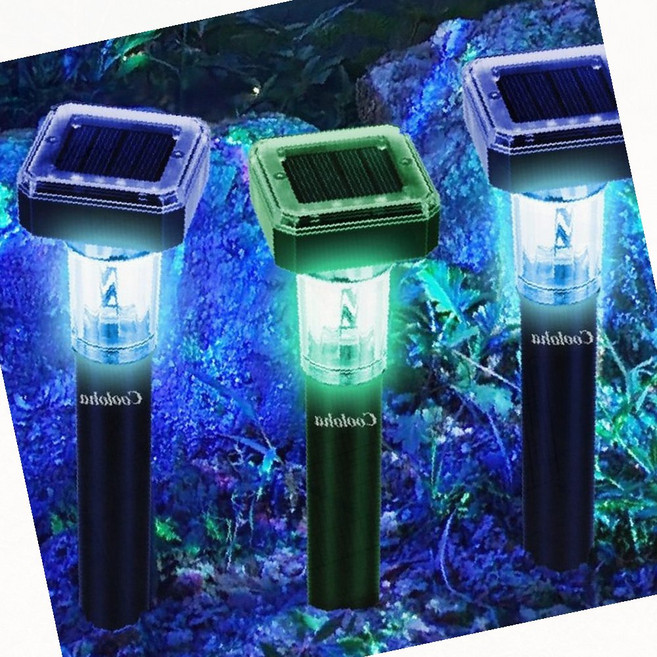 고성능 LED 태양광 동물퇴치기 두더지 뱀 해충방지 진동, LED 뱀퇴치기 (1set)