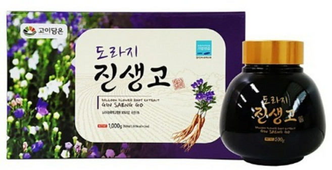 도라지진생고 500g x 2병+쇼핑백포함 (1일 3회 1스푼씩)