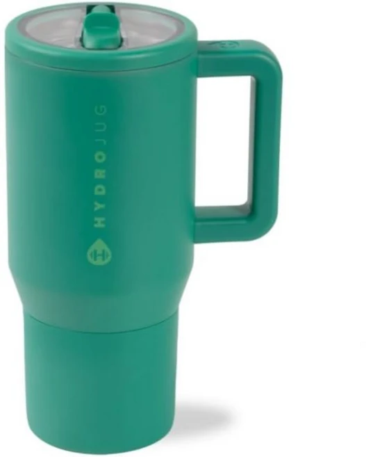 하이드로저그 키즈 - 플립 스트로 핸들이 있는 20온스 단열 물병 | 누수 방지 및 내구성 학교 스포츠 점심 여행 캠프에 적합 켈리 그린, Autumn Oak, 1개 - 쿠팡