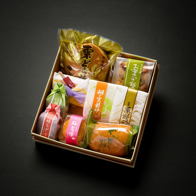 B(S28) 향과심 무라산 명과 여러가지 화과자 세트 타입 국산 아즈키 구리, 1