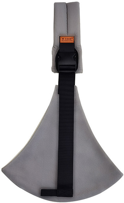 母親的愛斜挎新款寶寶新生兒童帶娃神器腰凳便捷嬰兒揹帶背娃, 單色灰