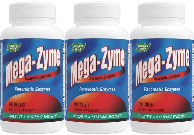 네이처스웨이 메가 자임 시스테믹 엔자임, 200정, 3개 - 쿠팡