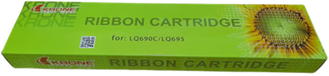 KRONE 立光 EPSON LQ-695/LQ-690CII/LQ-690/LQ-690CIIN 相容色帶 S015611, 黑色, 1個