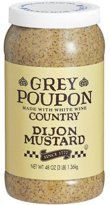 미국 그레이 푸퐁 Grey Poupon Poupon Country Dijon Mustard 컨트리 디종 머스타드 업소용 대용량, 4개