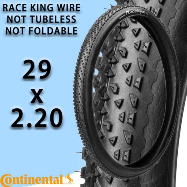 콘티넨탈 레이스 킹 와이어 산악 자전거 타이어 MTB 26x2.00 30, 02 29x2.00 Wire, 한개옵션1