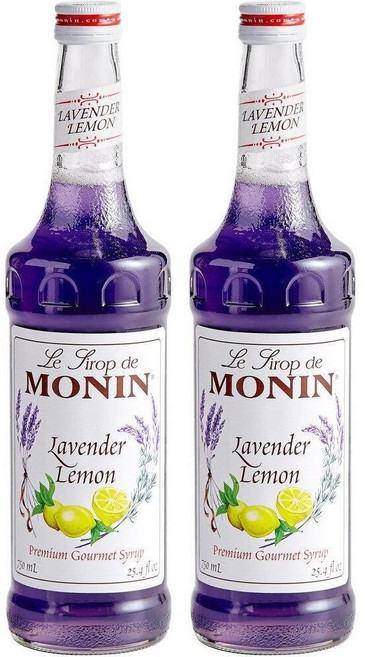 라벤더 레몬 향 시럽, 2개, 750ml