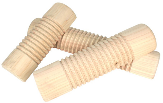 편백나무 골경침 목침 경추 거북목 배게 발목펌프운동 (선택형), 40cm(중) GSN-M005