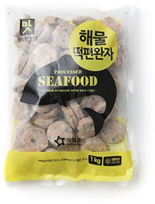 아워홈 해물떡편완자 1kg (약62개), 1개, 단품