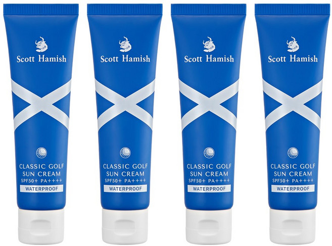 스콧해미쉬 클래식 골프 선크림 SPF50+ PA++++, 4개, 40ml