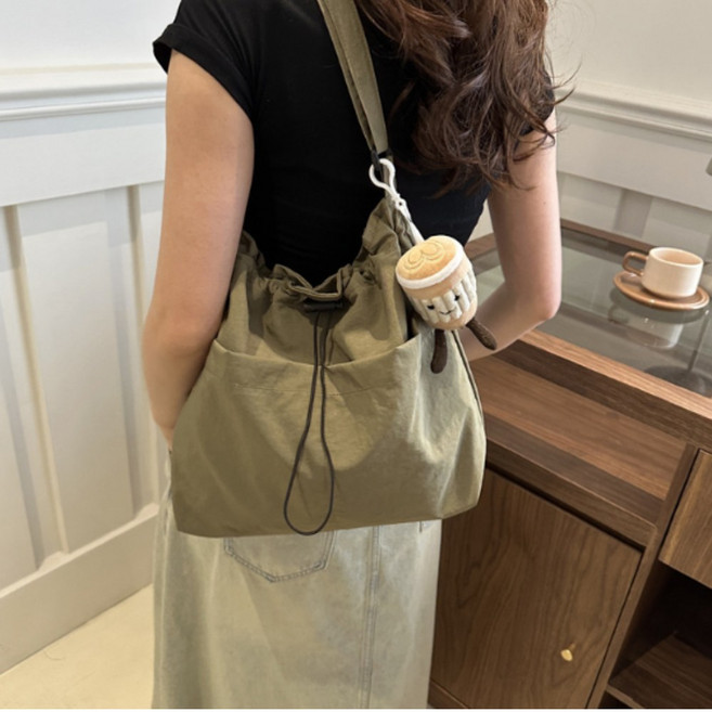 루로아 라떼키링 숄더백 복조리백 가방