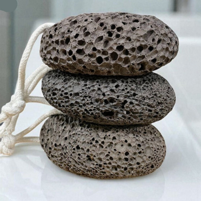 양면 발뒤꿈치 돌 사포 각질제거 화산석 2개입 여름 욕실, 상세페이지 참조ml, 1개, 소프트 1+1