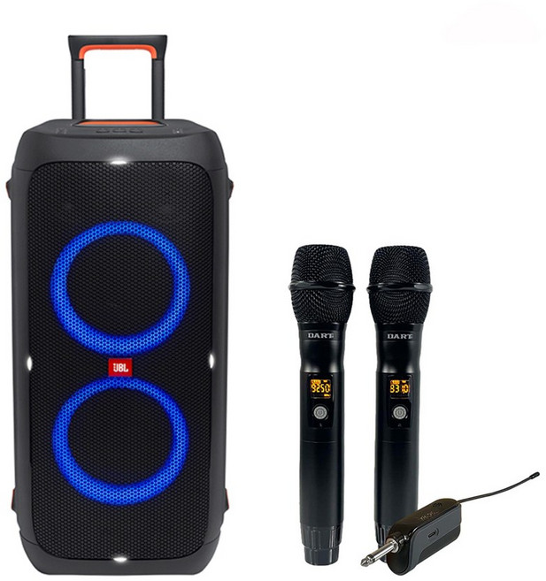 JBL PARTYBOX310 제이비엘 파티박스 310 블루투스 스피커 + 무선마이크2개포함