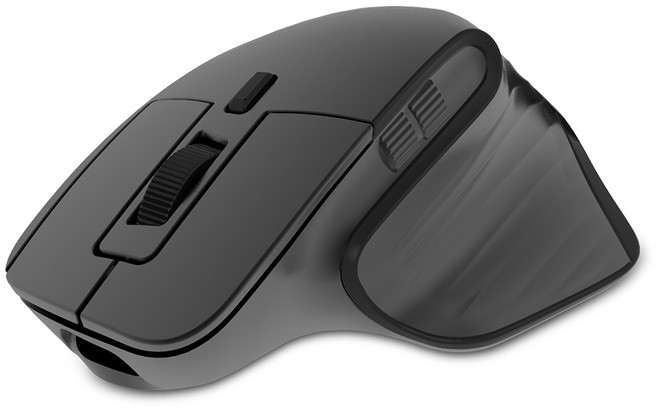 PLEOMAX MOB-M3 무소음 미니 마우스 무선+블루투스 손목보호 버티컬 충전식