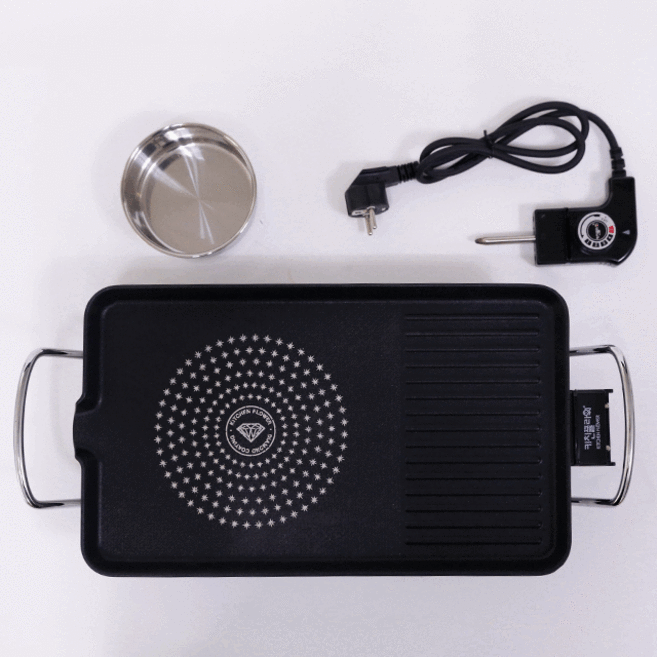 플라라 키친플라워 와이드 전기 불판, 와이드그릴팬 66cm