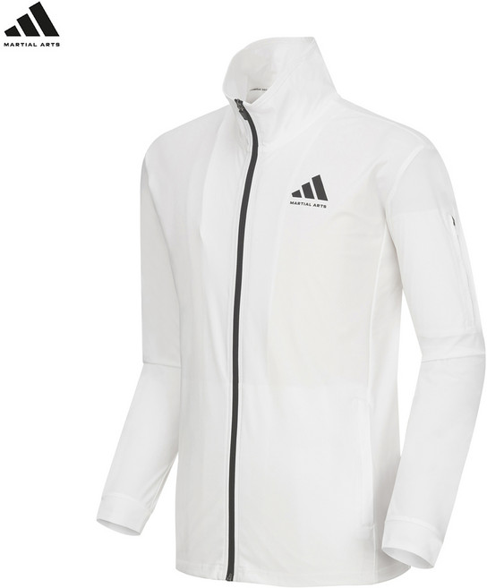 아디다스 컴뱃스포츠 마샬아츠 에어로쿨 트레이닝복 TR140JS-1 상의 WH 트랙탑