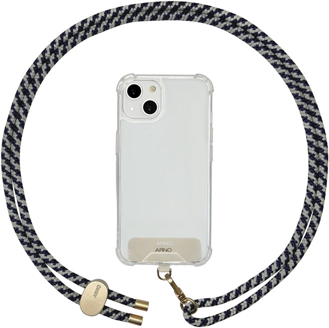아르노 애니 핸드폰스트랩 1세트, 애쉬 네이비, 1개