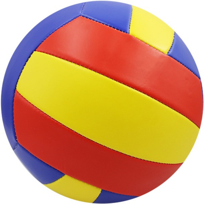排球 5號排球 4號排球 7號排球 青年專用球 充氣軟式 軟排球 硬排球, 紅黃藍, 1個