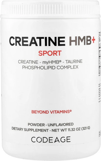 Codeage Sport Creatine HMB+ Unflavored 11.32 oz (321 g), Codeage, Sport, Creatine HMB+,, 1개 - 쿠팡
