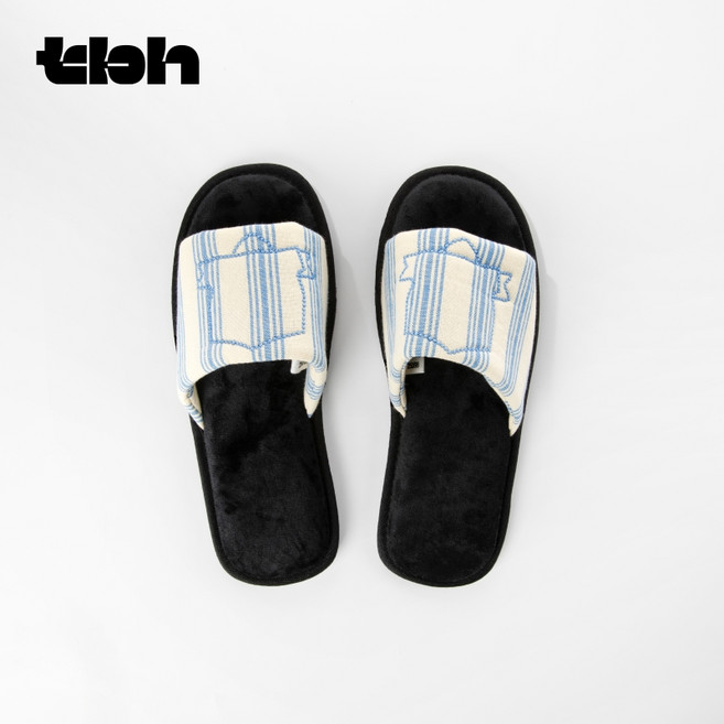 [tbh ] Urban Junglee 오픈토 슬리퍼 커플 여름 실내화 거실화 슬라이드