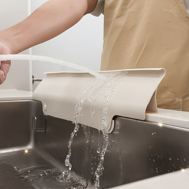 하루앤코 스완 싱크대 물막이 와이드, 1개, 코지그레이