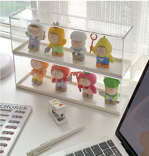 홈플레저 적층형 진열 아크릴 피규어장식장 가로형, 1개