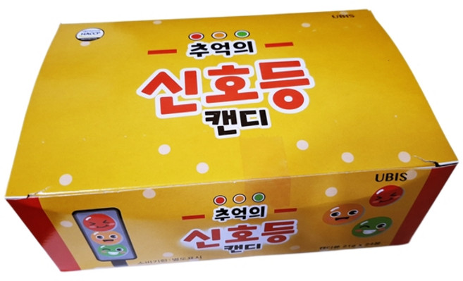 추억의 신호등 캔디, 6개, 24g