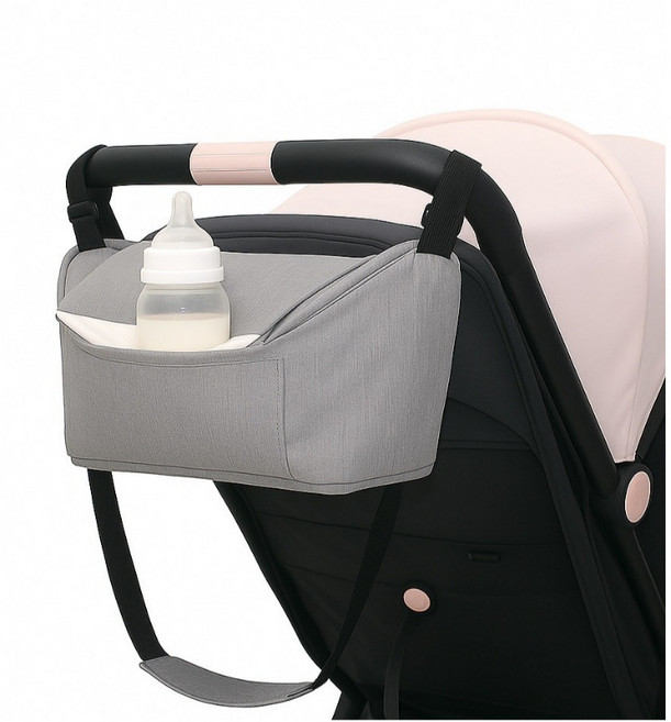 세리앙쥬 유모차 기저귀 가방 오거나이저, 1개, 그레이