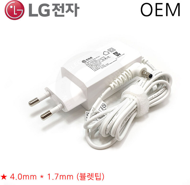 LG 울트라PC 15U590 15UD590 15UG590 A13-040N3A A12-065N2A 노트북 아답터 배터리 충전기 (일체형), 1개